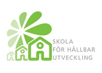 Logotyp för Skolverkets utmärkelse "Skola för hållbar utveckling"