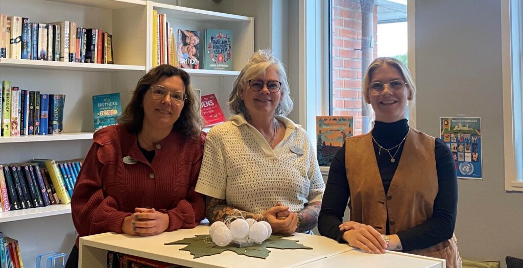 På bilden: Caroline Magnusson, Anne Karlsson och Helena Lindbladh.