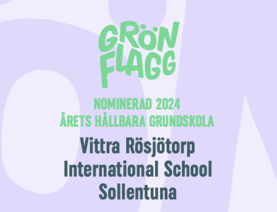 Vittra Rösjötorp är nominerade till årets hållbara förskola