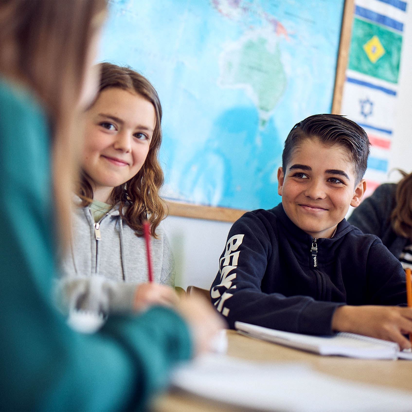 Elever på Vittra under en lektion