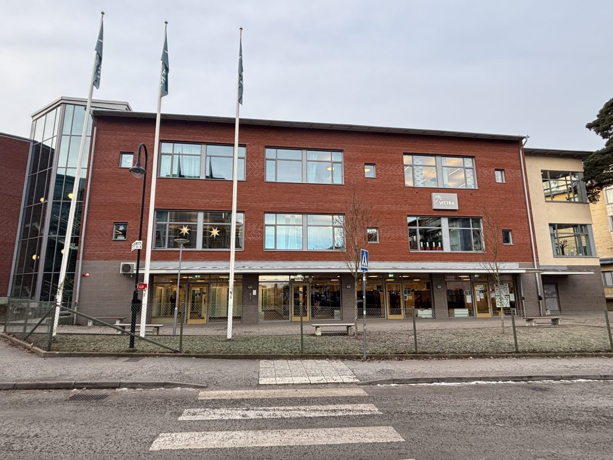 BIld på skolbyggnaden